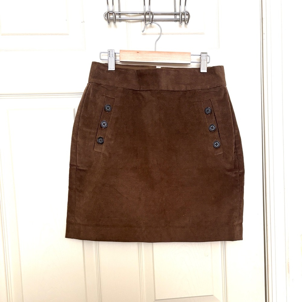NWT  Banana Republic Corduroy Mini Skirt